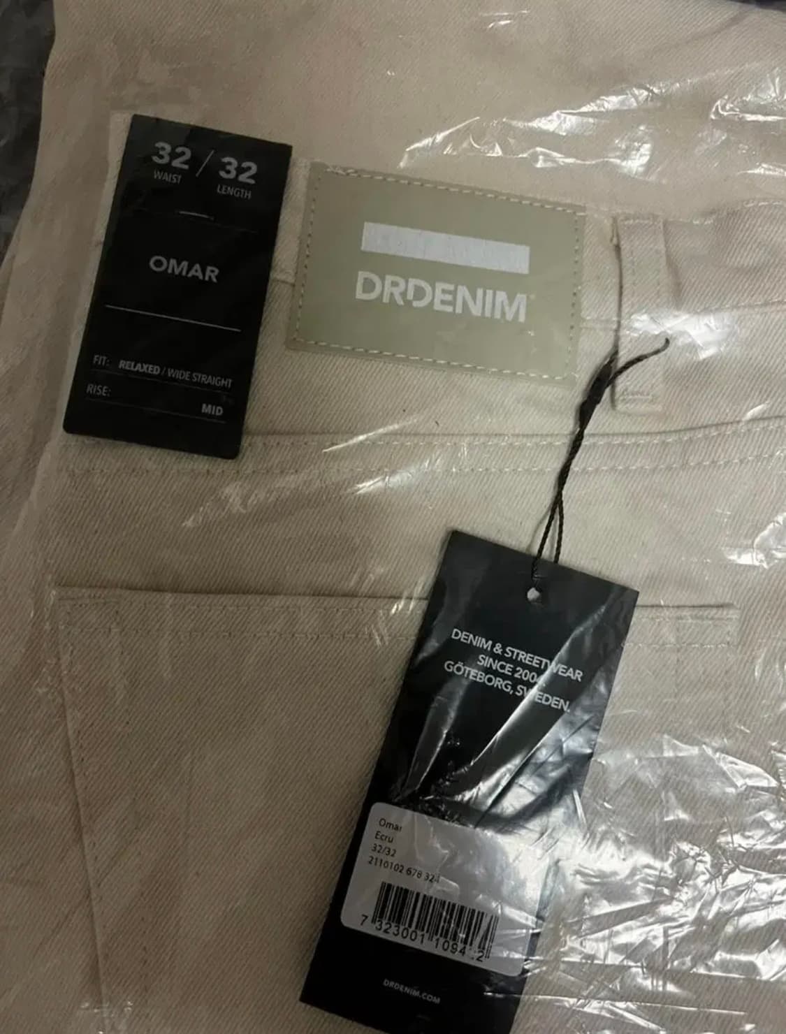 [32] 닥터데님 에크루 진 데님 팬츠 새상품 상품이미지4