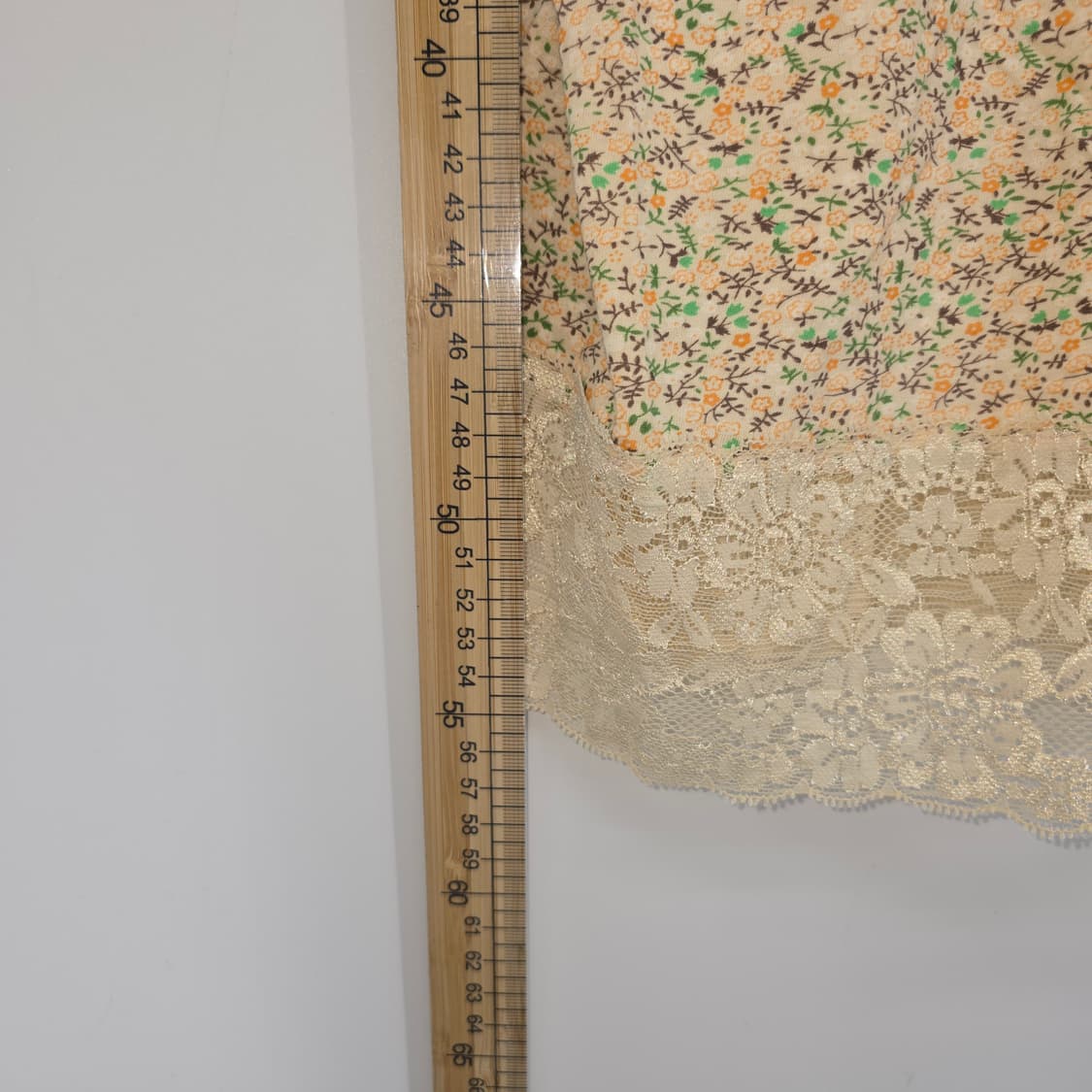 일본 빈티지 플라워 레이스 끈나시 블라우스 상품이미지6