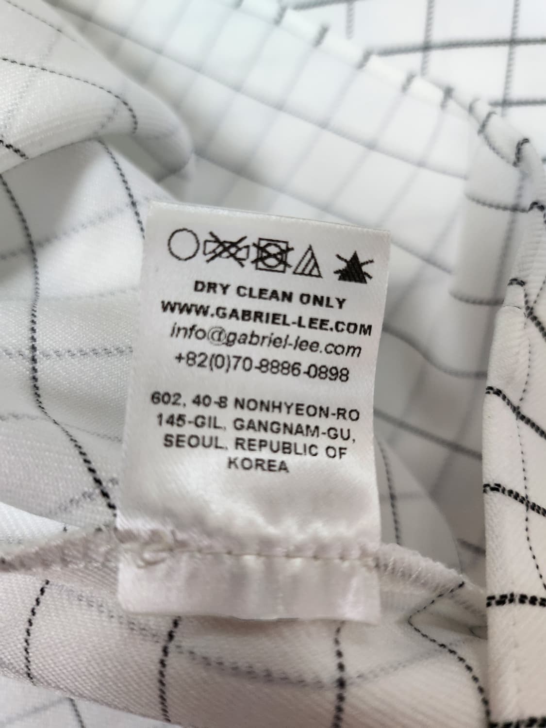 가브리엘리 체크 랩 블라우스55 66  상품이미지10