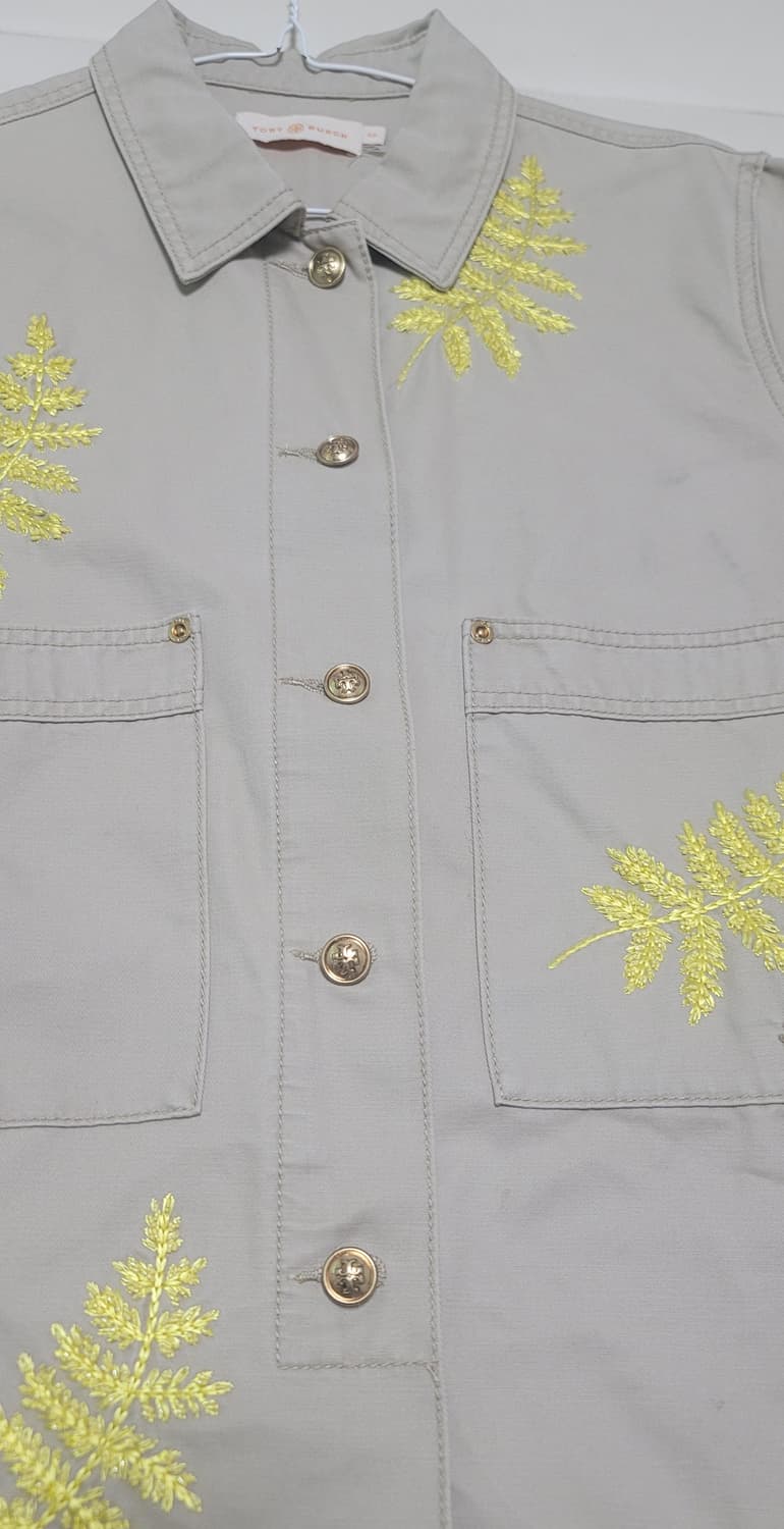 정품 여성  토리버치 자수 코튼 자켓 상품이미지2