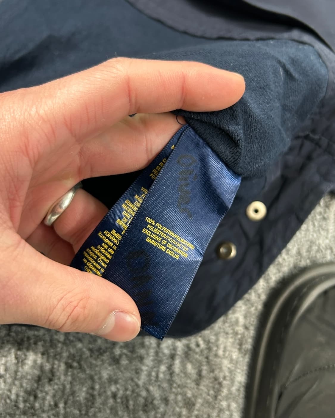 폴로 랄프로렌 네이비 폴리쉘 블루종 자켓  상품이미지8