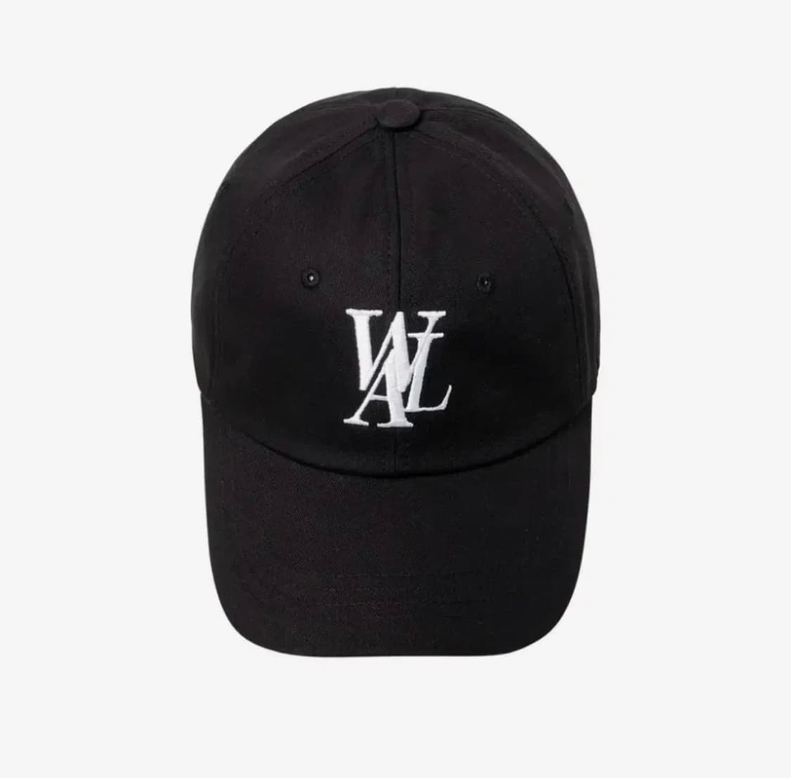 우알롱 Signature logo ball cap Black 상품이미지1