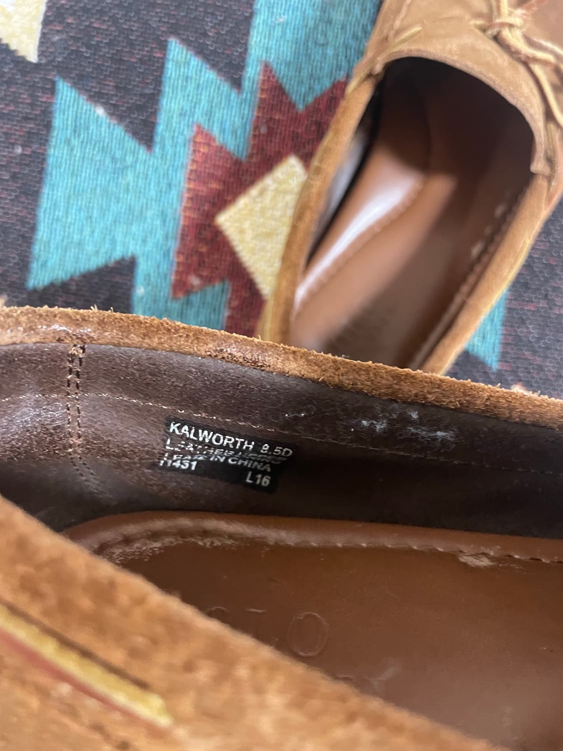 폴로 스웨이드 보트 슈즈(8.5) 상품이미지6