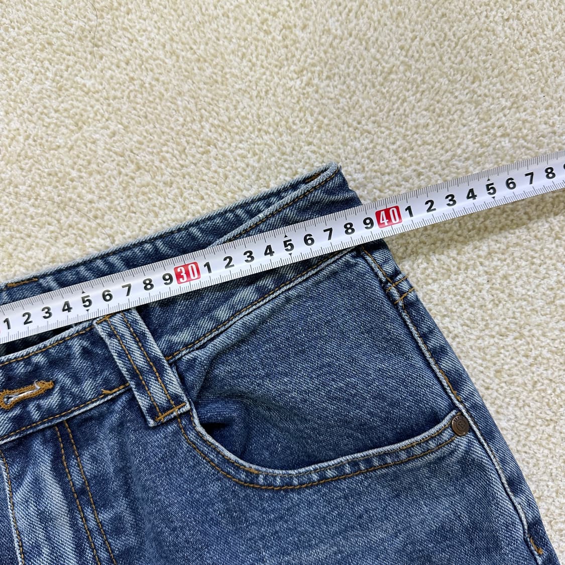 실측확인 에드윈 청바지 0317D 상품이미지7