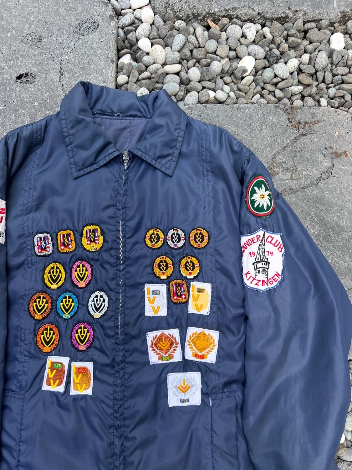 70s ORIGINAL CRAZY PATCH SATIN 70s나일론자켓 상품이미지3