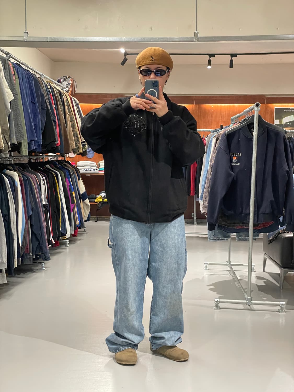 펠레펠레 울 바시티 자켓 상품이미지3