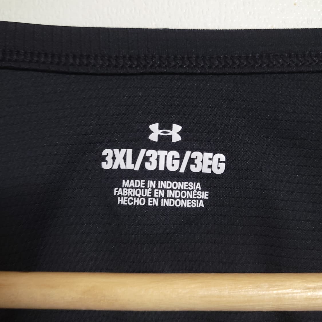 (3XL)  언더아머 기능성 블랙 반팔 티셔츠 헬스 상품이미지2