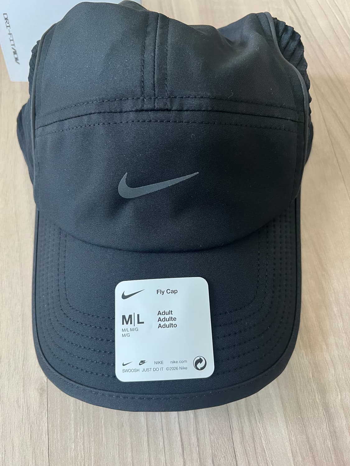 나이키 드라이핏 플라이캡 미디움 라지 사이즈 블랙 상품이미지1