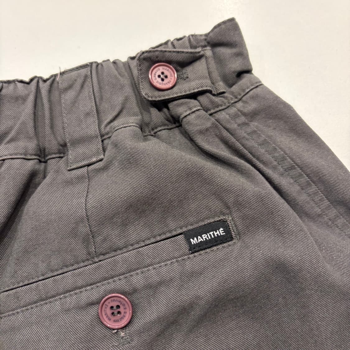 [M] 마리떼 프랑소와저버 카키색 반바지 팬츠 B784 상품이미지3