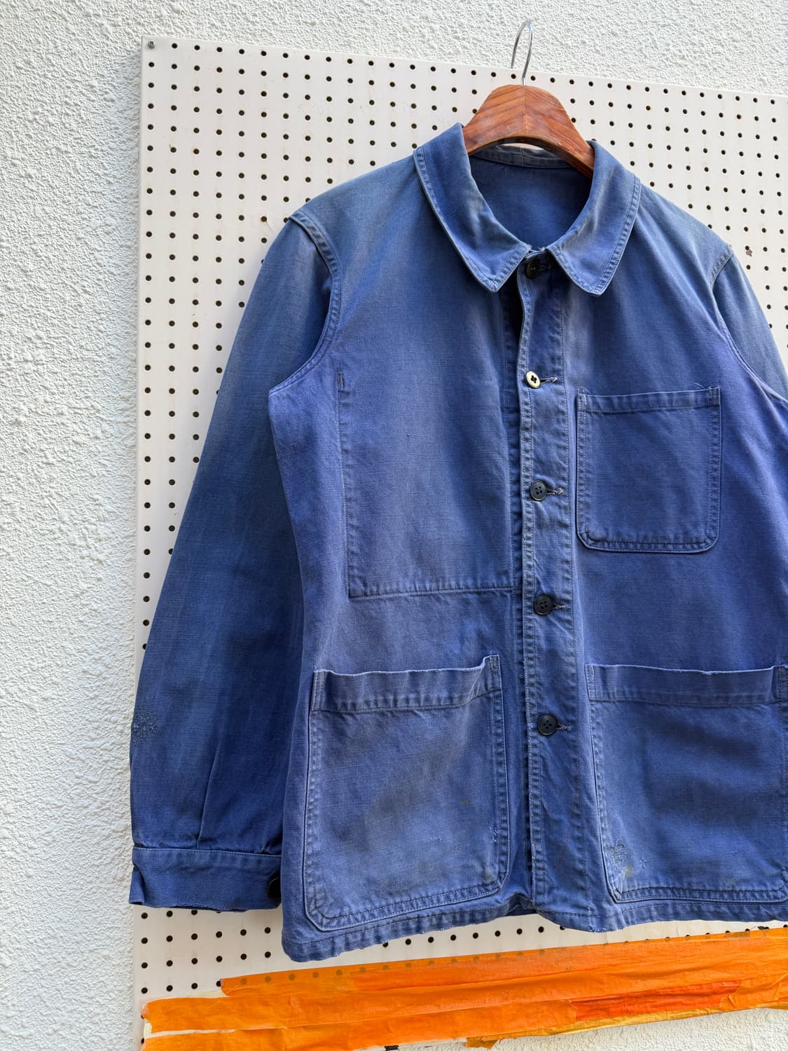 1950s OLD MODEL ROUND COLLAR 50s 프렌치워크자켓 상품이미지3