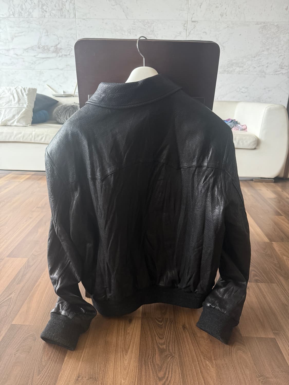 렉토 벤 크링클 레더 자켓 M 상품이미지2