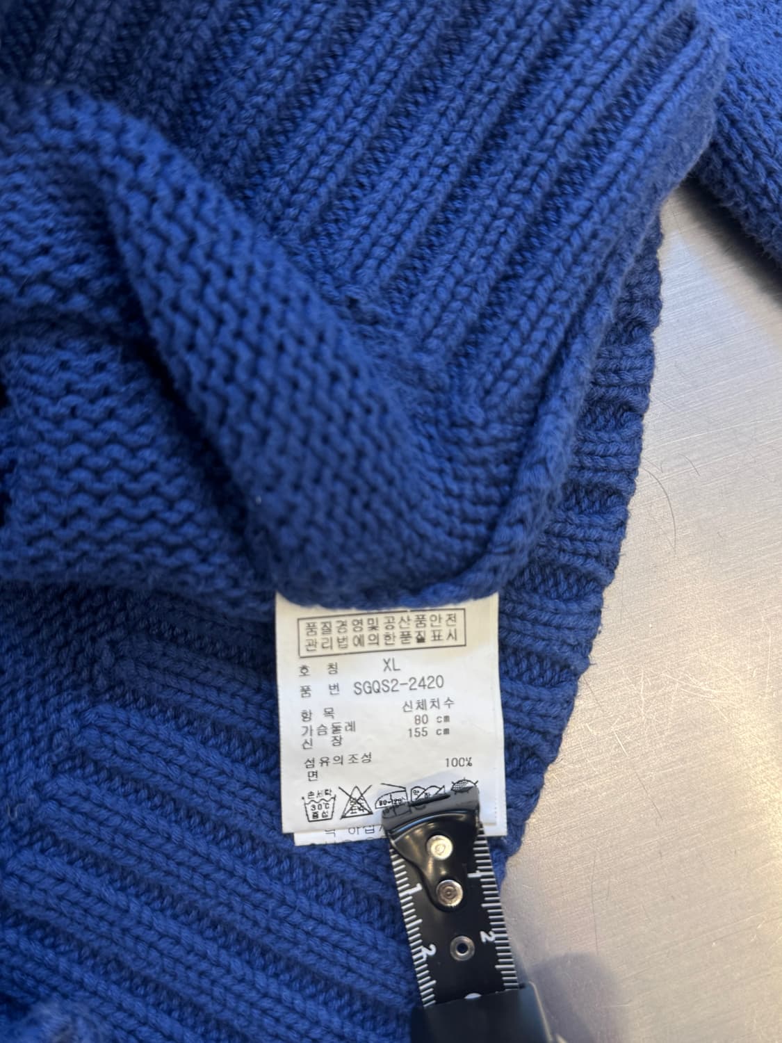 랄프 로렌 하프 집 코튼 니트 상품이미지4