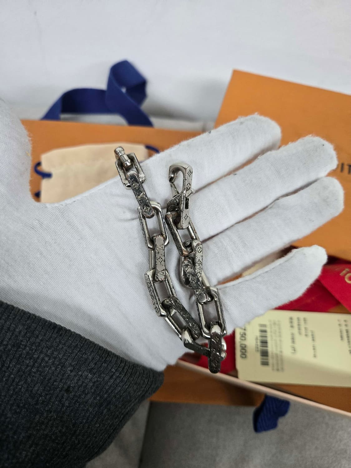 [보증서 정품] 루이비통 버질아블로 체인 팔찌 상품이미지2