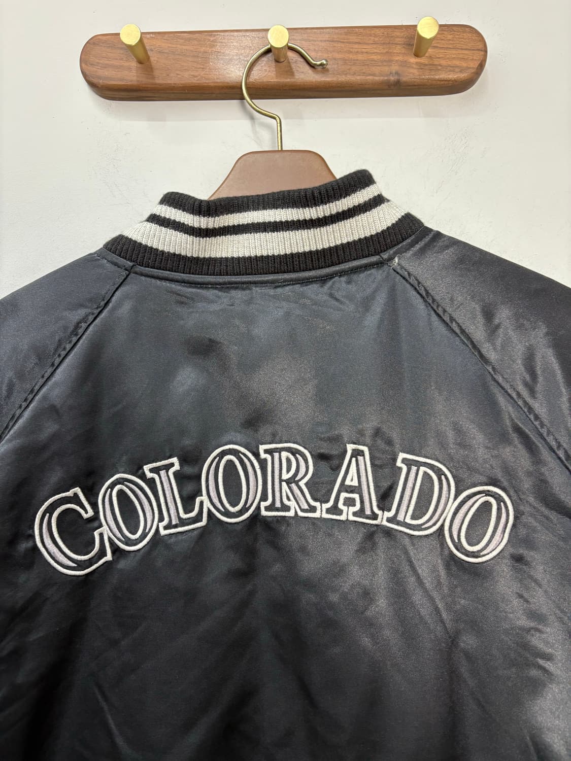 MLB 콜로라도 로커스 블랙 바시티 자켓 A3187 상품이미지7