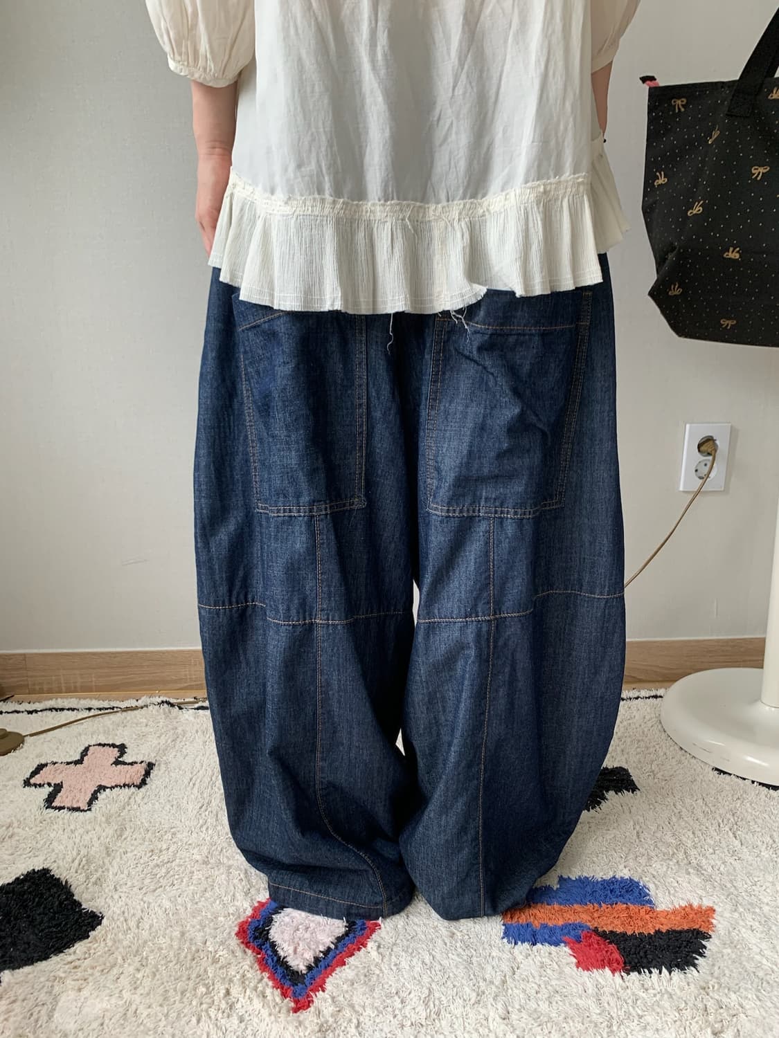 denim balloon pants.. 상품이미지5