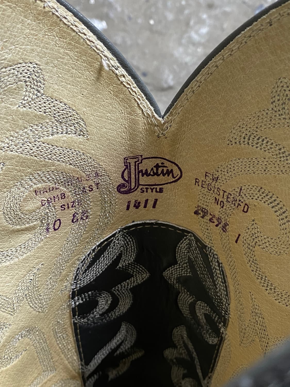 [280] 빈티지 카우보이 부츠 웨스턴 부츠 USA 상품이미지5