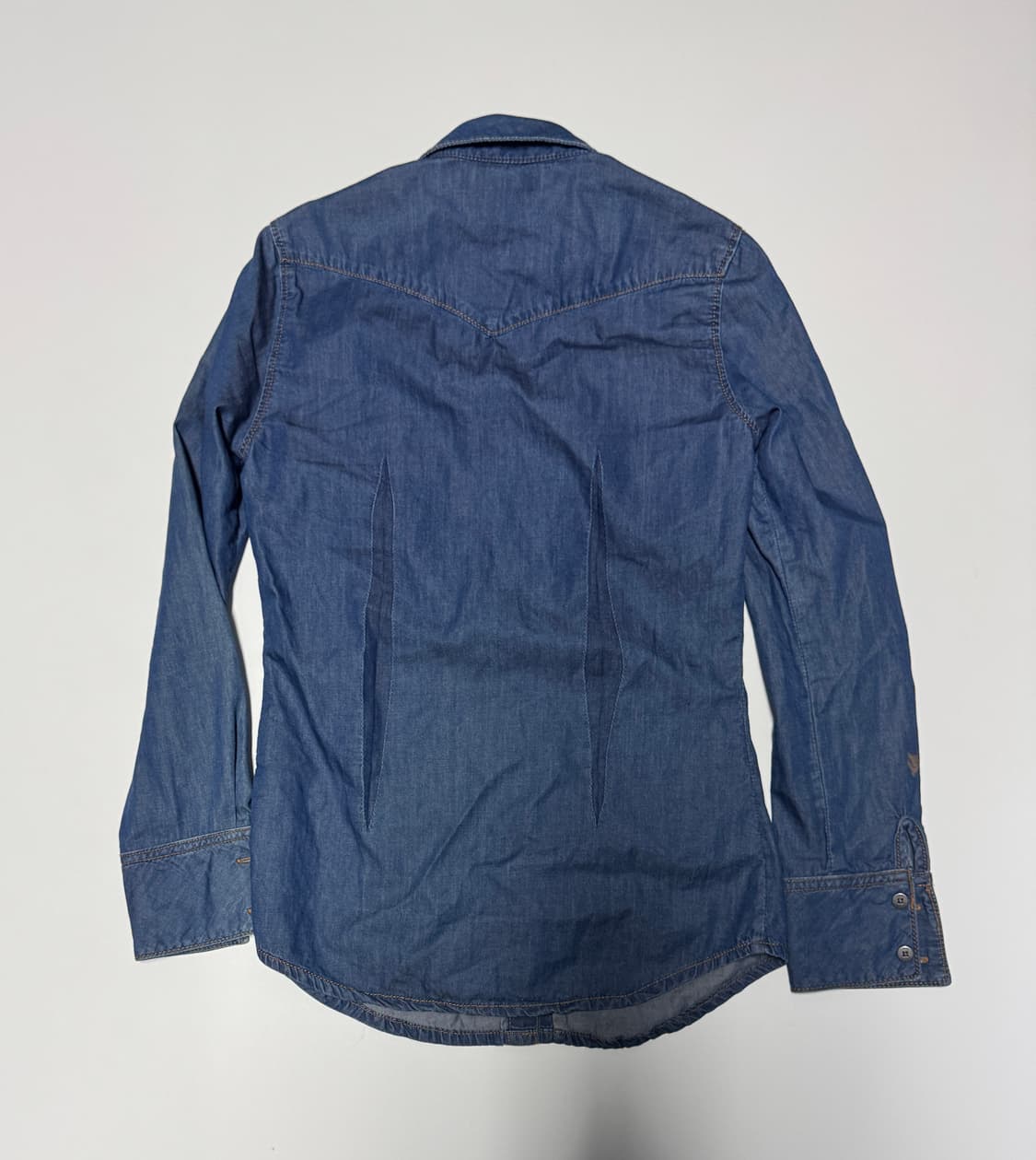 여성 타미힐피거 미니멀 데님 셔츠 2 상품이미지2