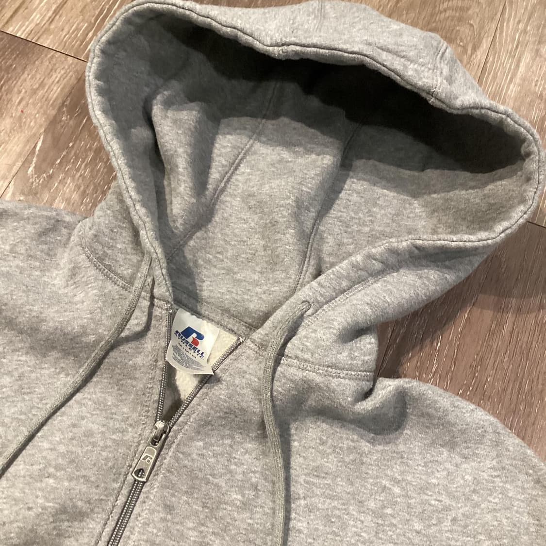 러셀 애슬레틱 스웻 후드집업 그레이 상품이미지3