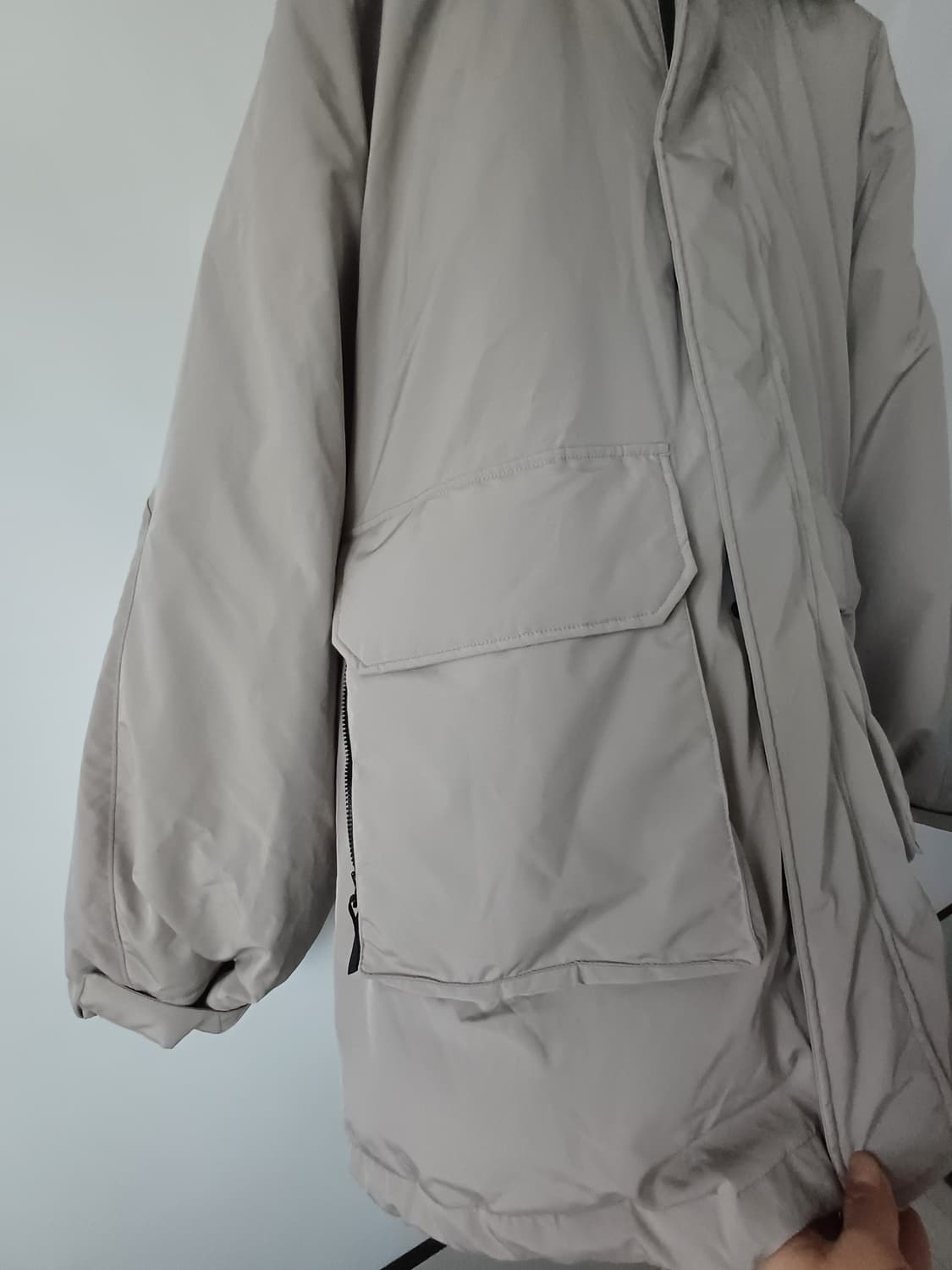 비슬로우 Beslow 덕다운파카패딩 더스티베이지 [L] 상품이미지4