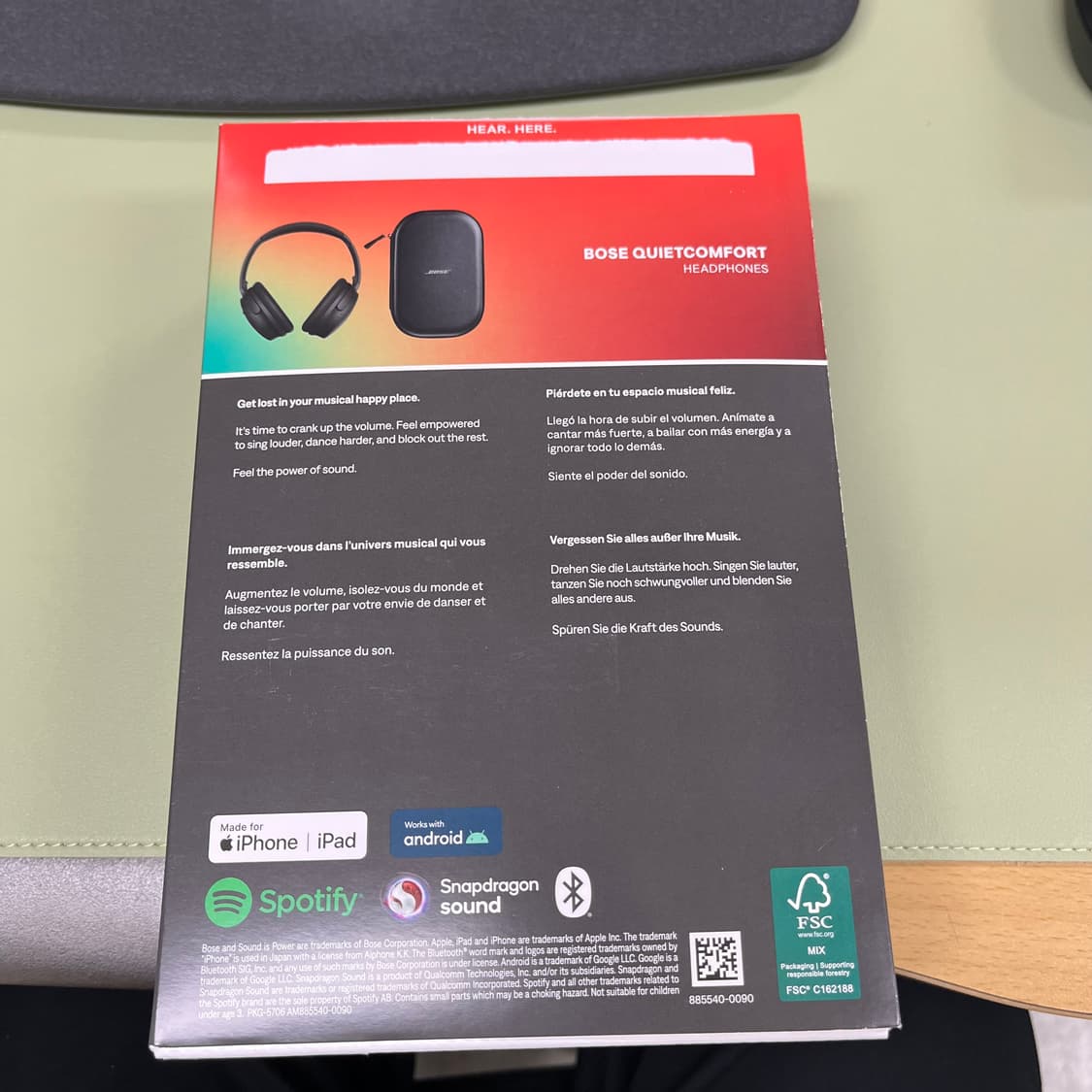 Bose QC SC 헤드폰 상품이미지2