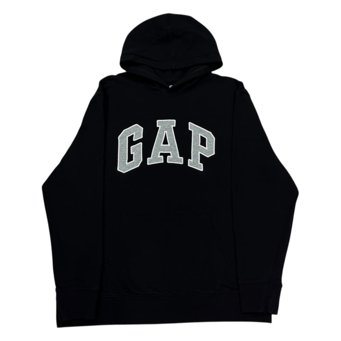 GAP 빈티지 스펠로고 스웻 후드티 블랙 XL 상품이미지1