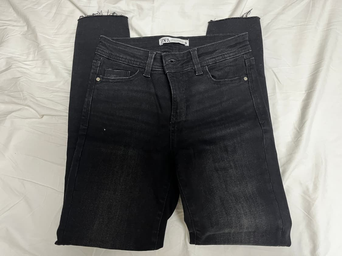 자라 검정일자청바지 상품이미지1