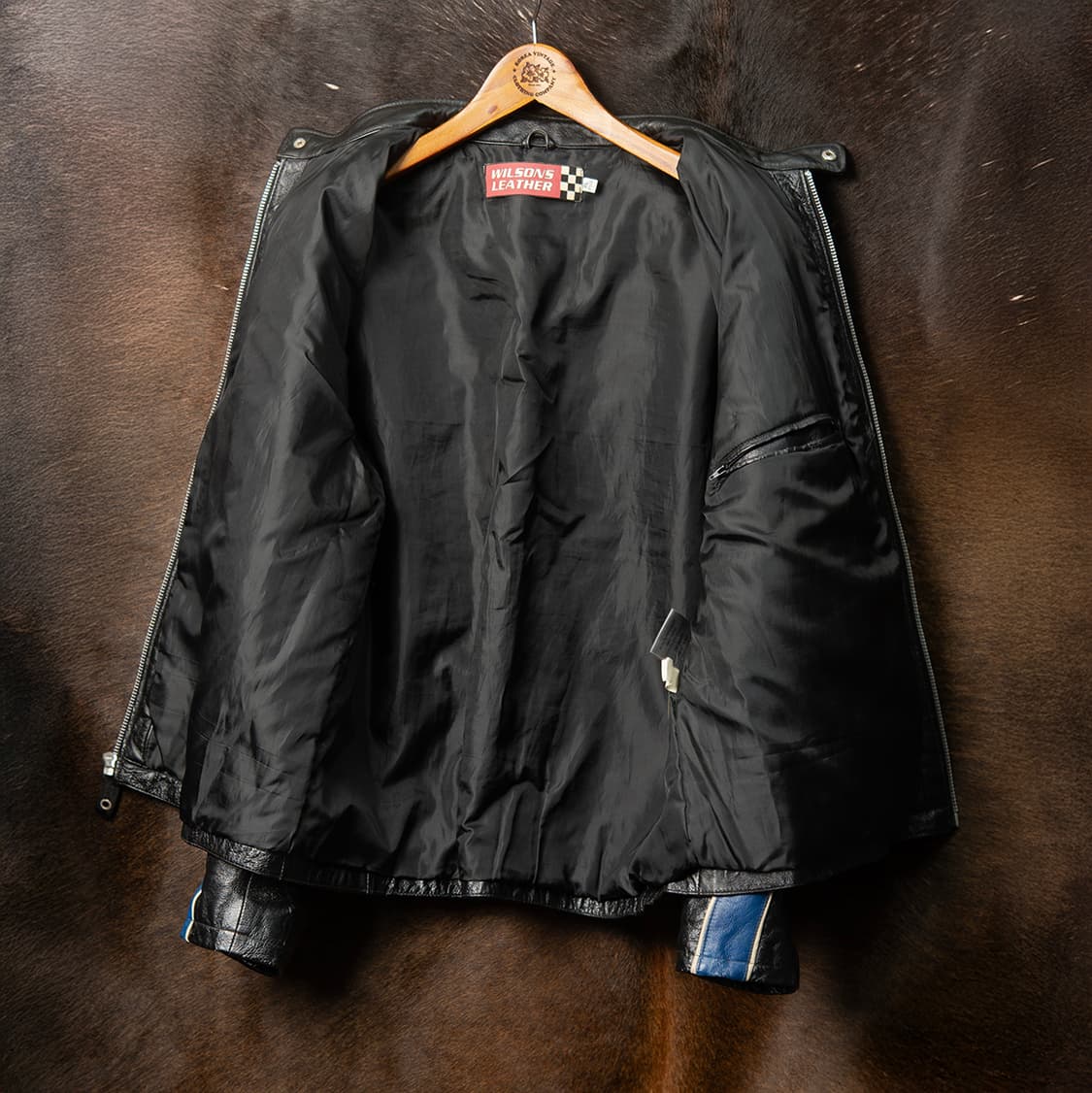 [107] 90s~ 윌슨 레더 레이싱 자켓 WILSONS LEATHER  상품이미지10