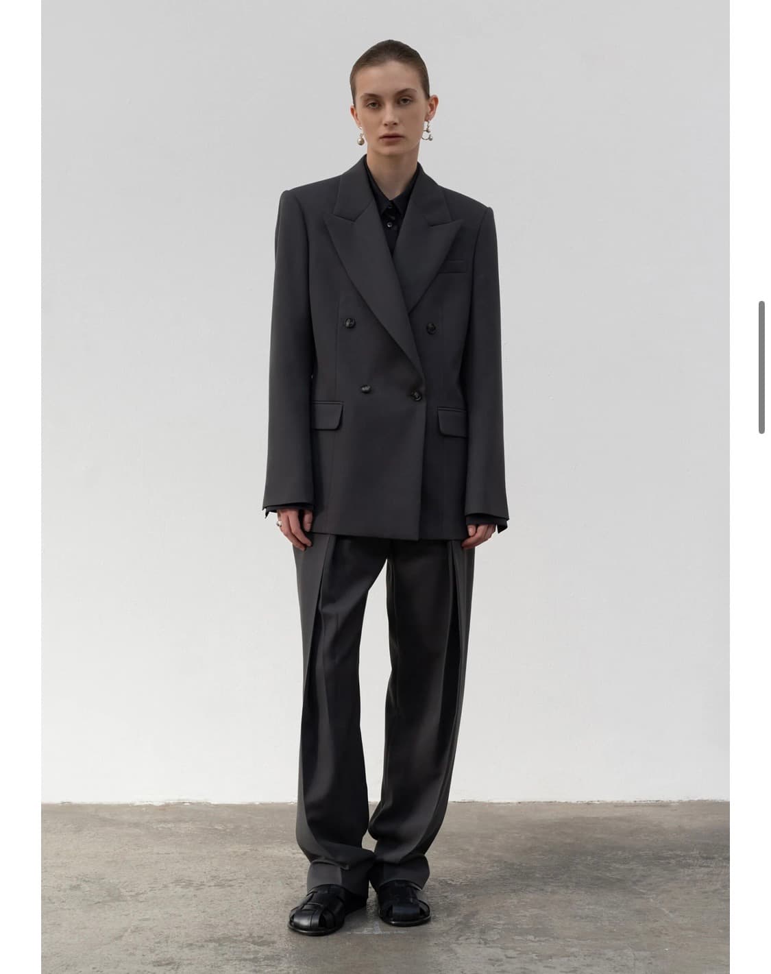 로우클래식 DOUBLE TUCK TROUSER - S 상품이미지5