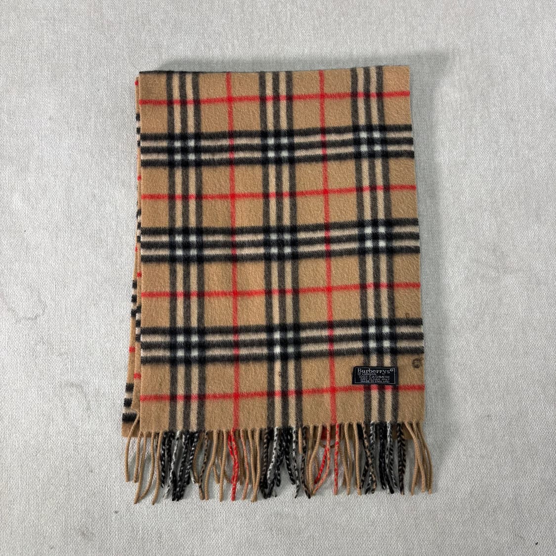 버버리 노바체크 캐시미어 베이지 머플러 상품이미지2