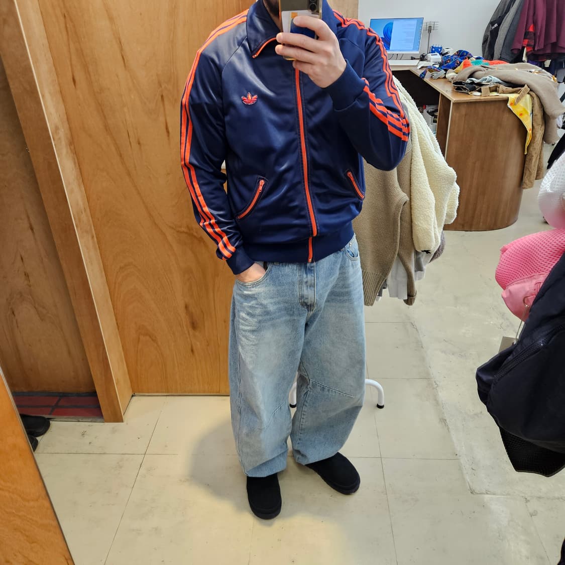 70's ADIDAS 아디다스 트랙자켓 트랙탑 저지 져지 빈티지 M~L 상품이미지10