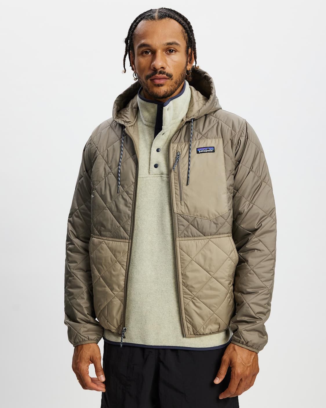 파타고니아 다이아몬드 퀼티드 봄버 후디 패딩 상품이미지6