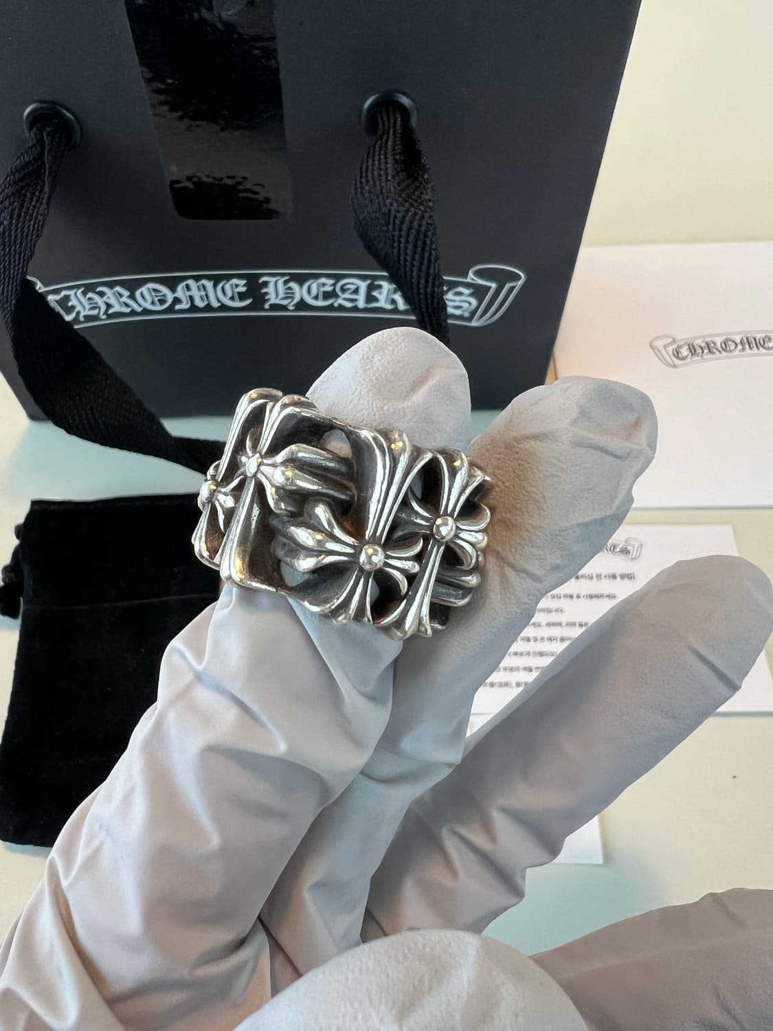 [us9] 크롬하츠 세메터리 스퀘어링 상품이미지3