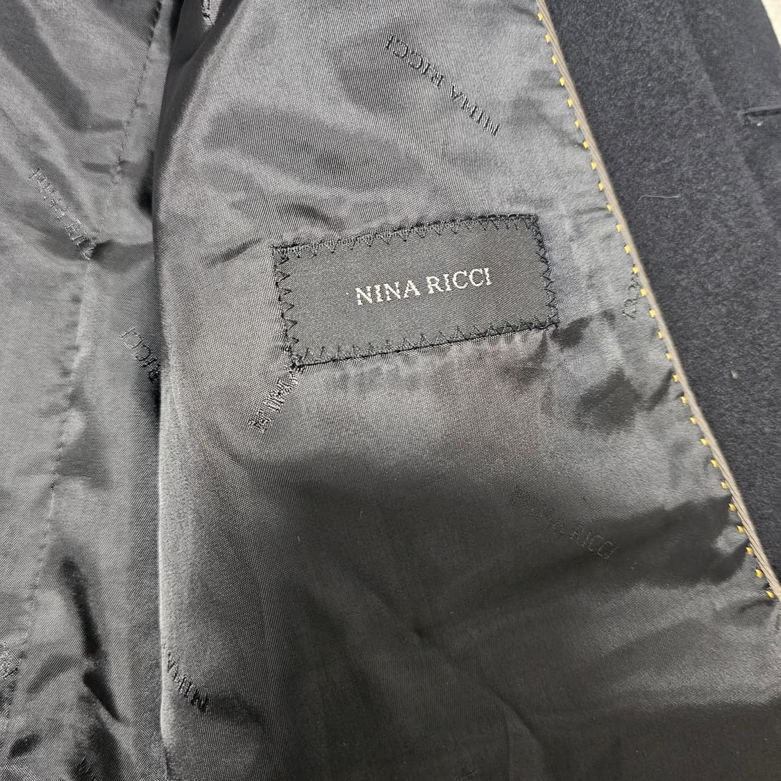 95 니나리치 남성 울 캐시미어 코트 캐시미어 50% 상품이미지4