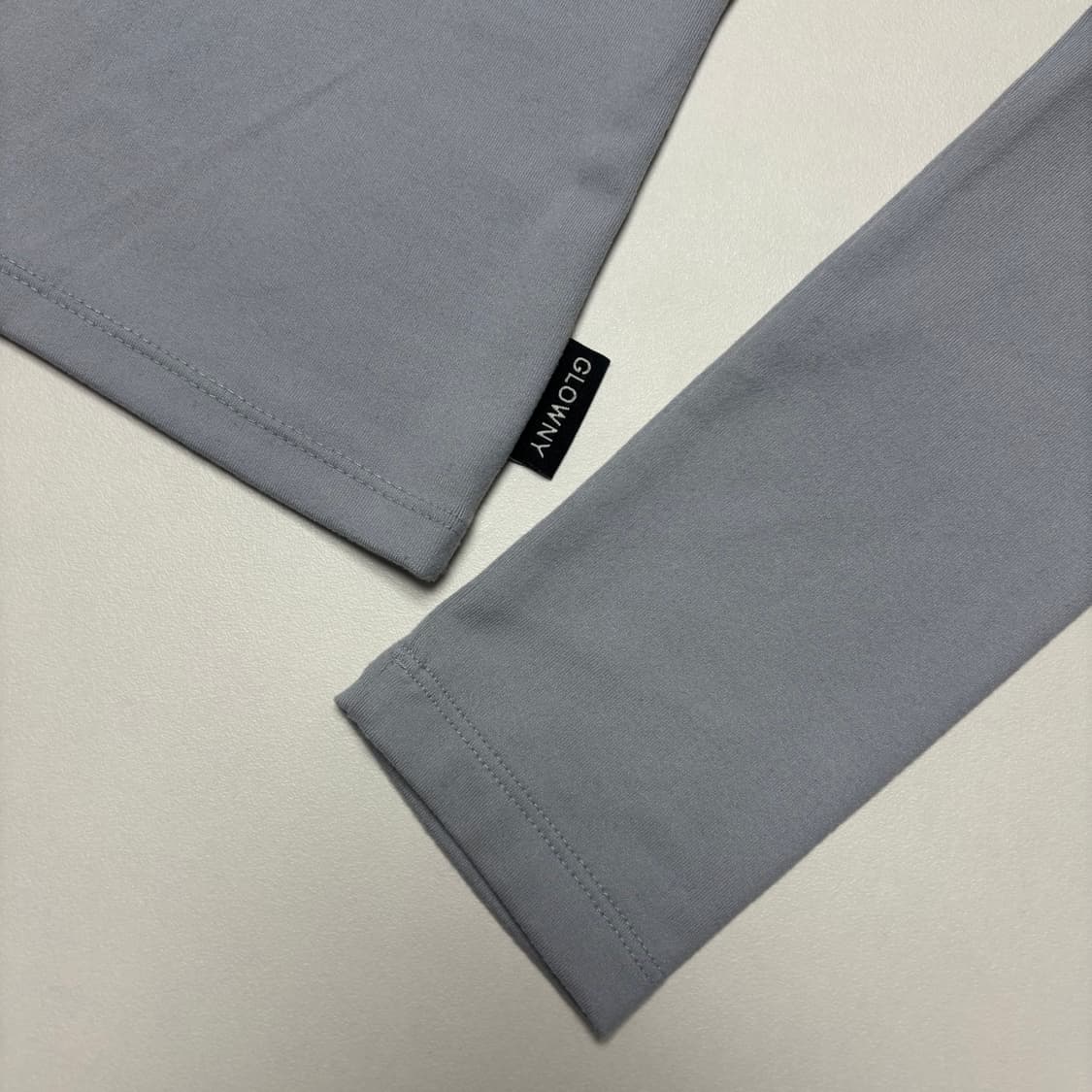 MIA SQUARE NECK LONG SLEEVE (COASTAL GRA 상품이미지4