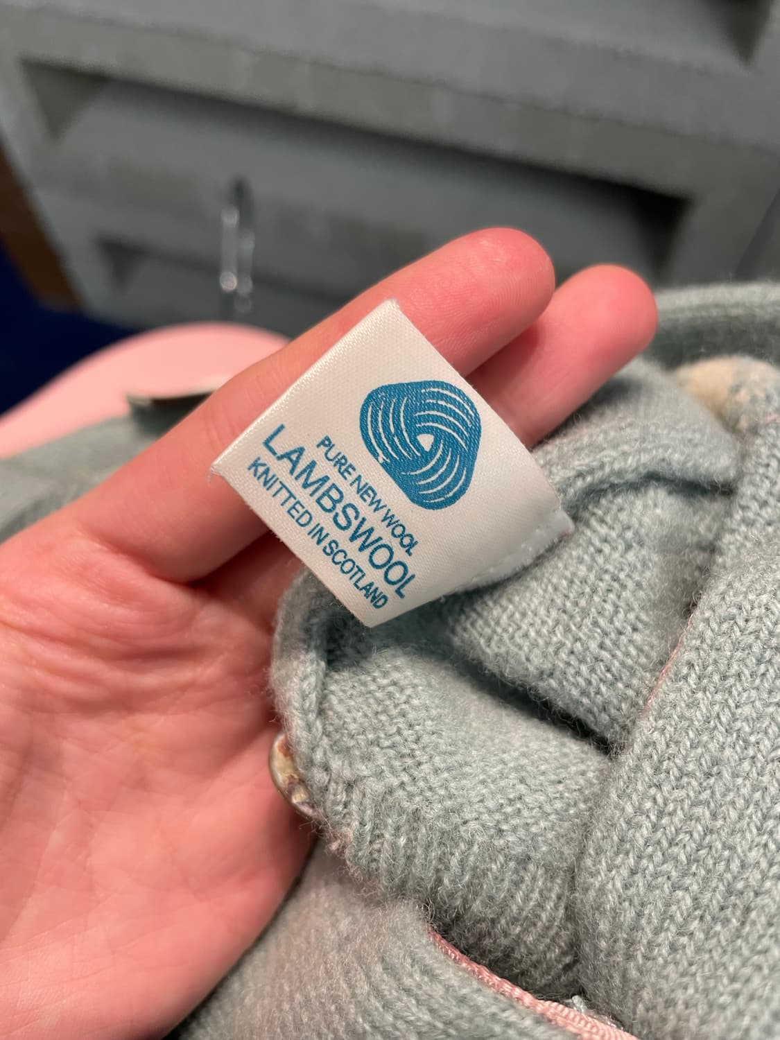 Pringle Scotland wool 아가일 가디건 상품이미지8