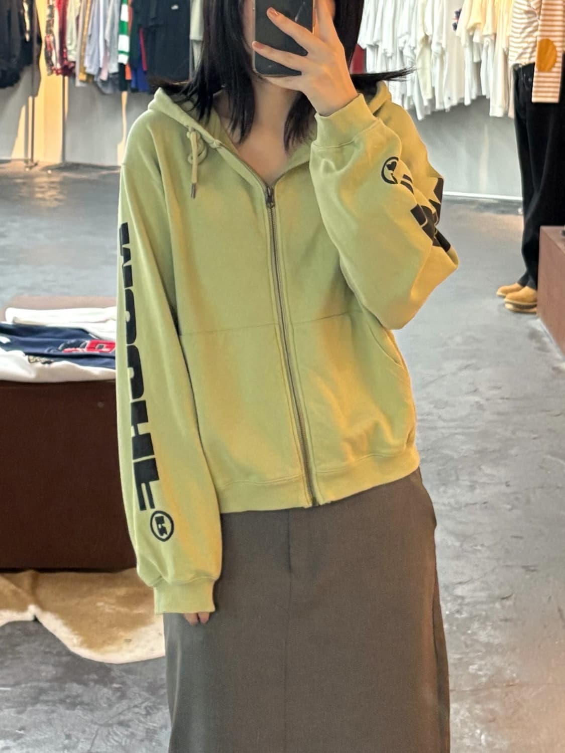 미스치프 스펠아웃 후드집업 상품이미지1