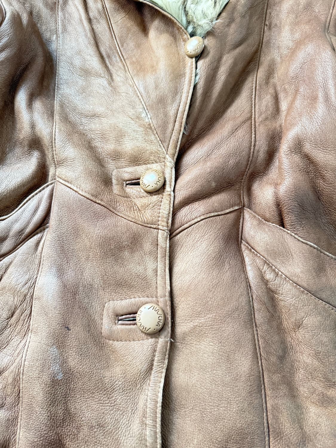 시어링 퍼카라 양가죽 자켓 상품이미지7