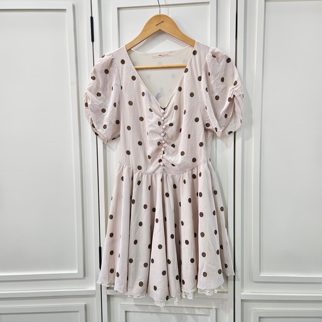 SNIDEL(스나이델) 도트 퍼프 원피스 상품이미지1