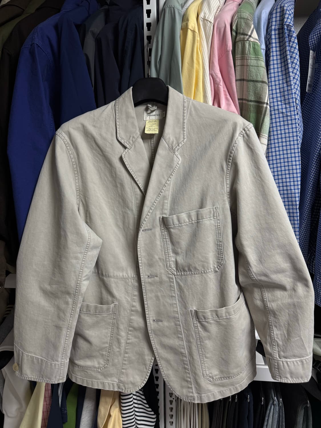 카키스 khakis 엔지니어자켓 그레이 L 상품이미지1