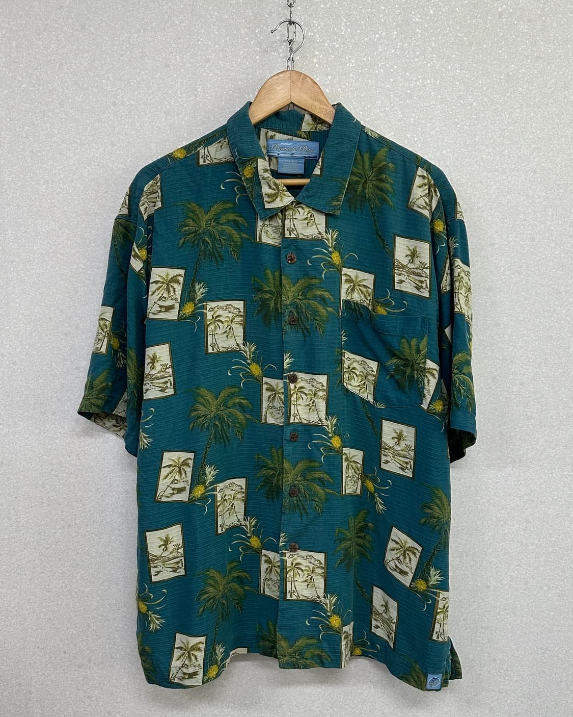(2XL)하와이언 실크 반팔셔츠-M2256 상품이미지1