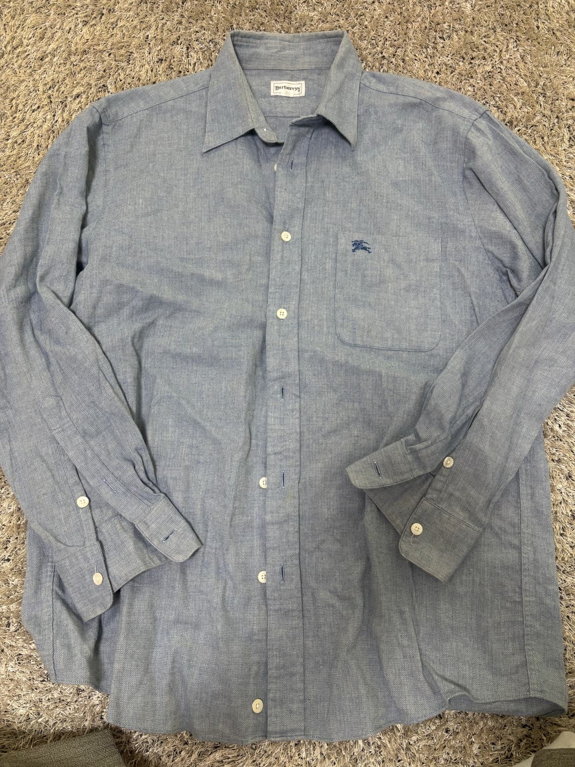 일제 버버리 셔츠 사이즈 100-105 상품이미지1