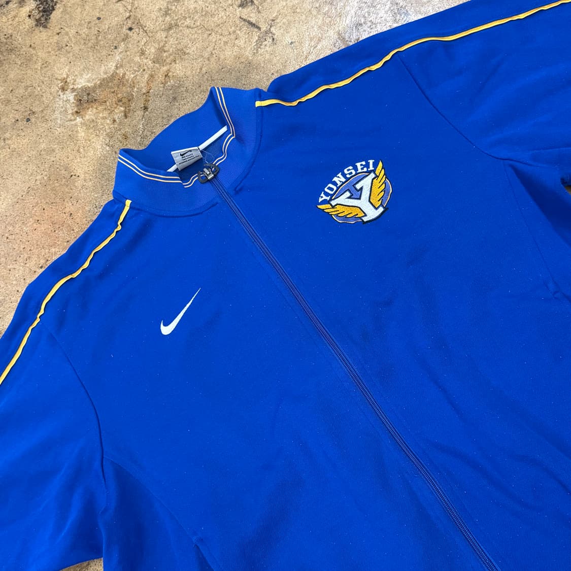 [정품/XL,110] 00s 나이키 스우시 연세대 농구부 트랙탑 져지 상품이미지1