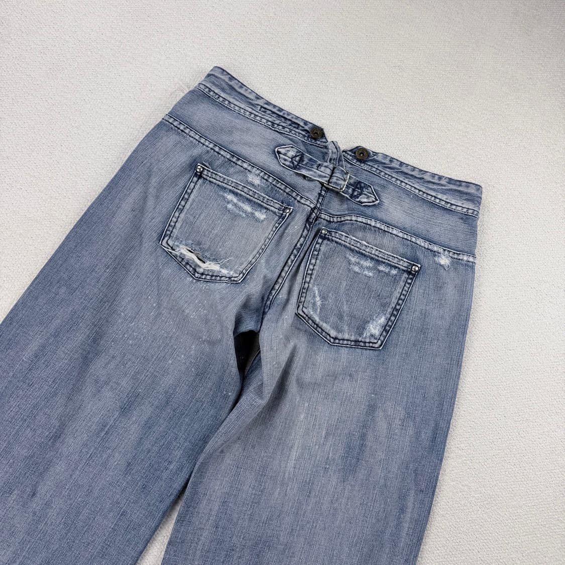 랄프로렌 신치백 디스트레스드 데님 팸츠 상품이미지7