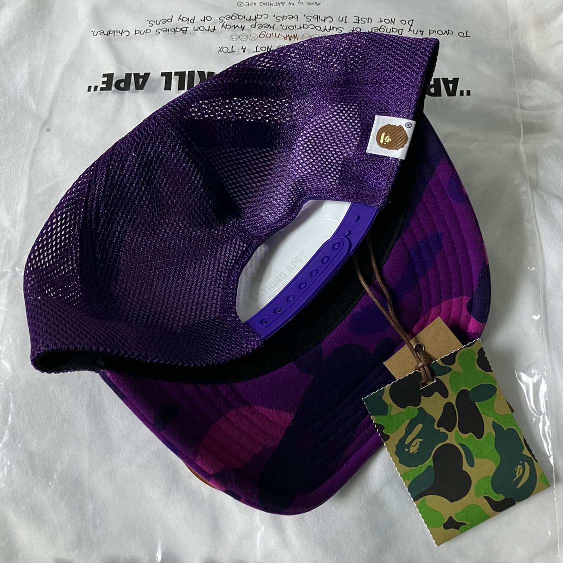 스투시 x 베이프 트러커 캡 상품이미지3