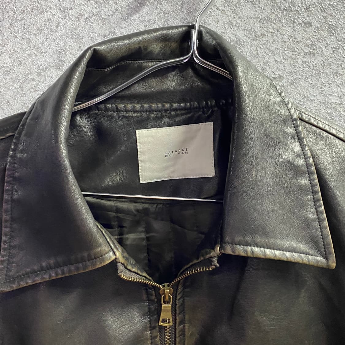 라퍼지스토어 투웨이 레더자켓 B3240 상품이미지3