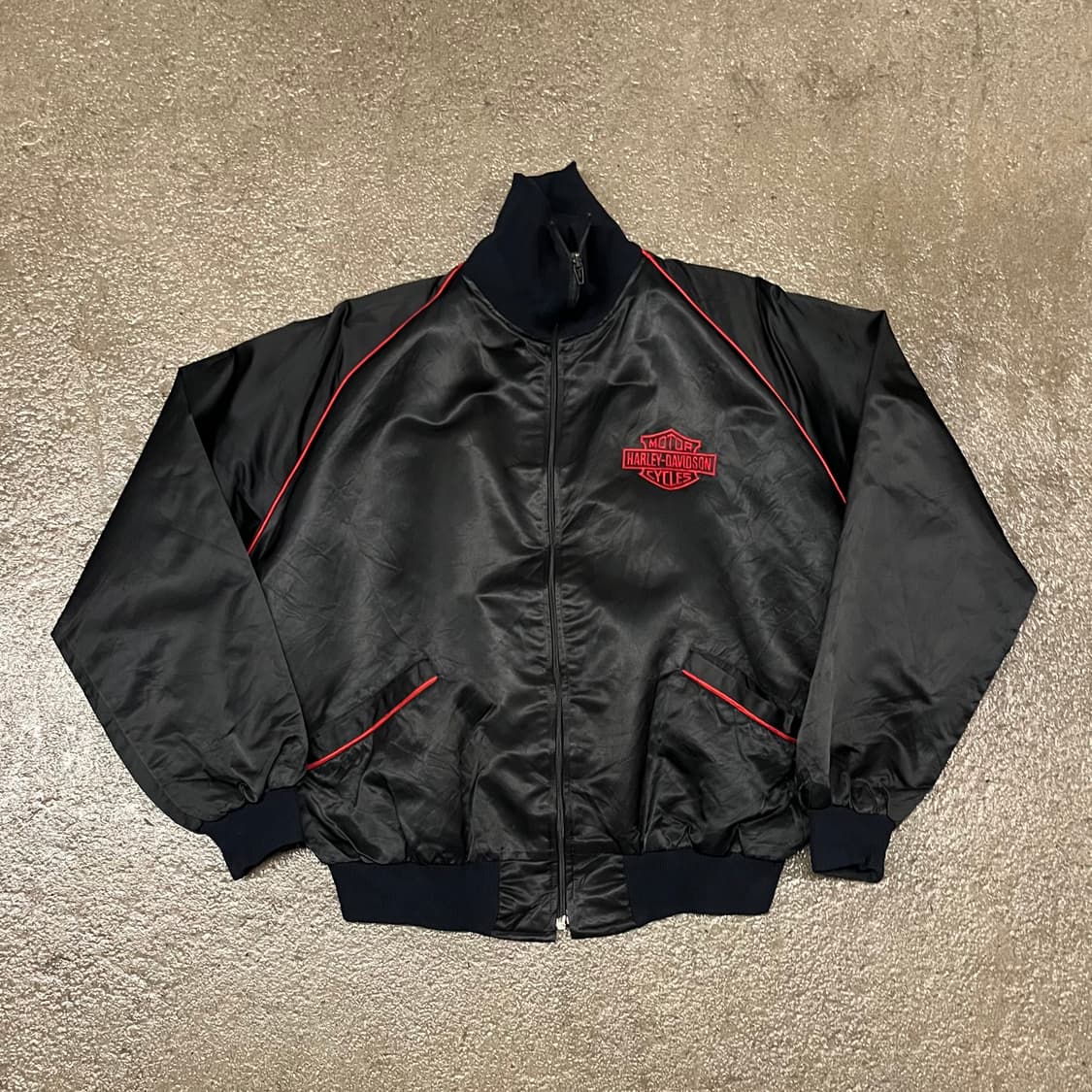 80s 할리데이비슨 나일론 바시티 (105)  상품이미지1