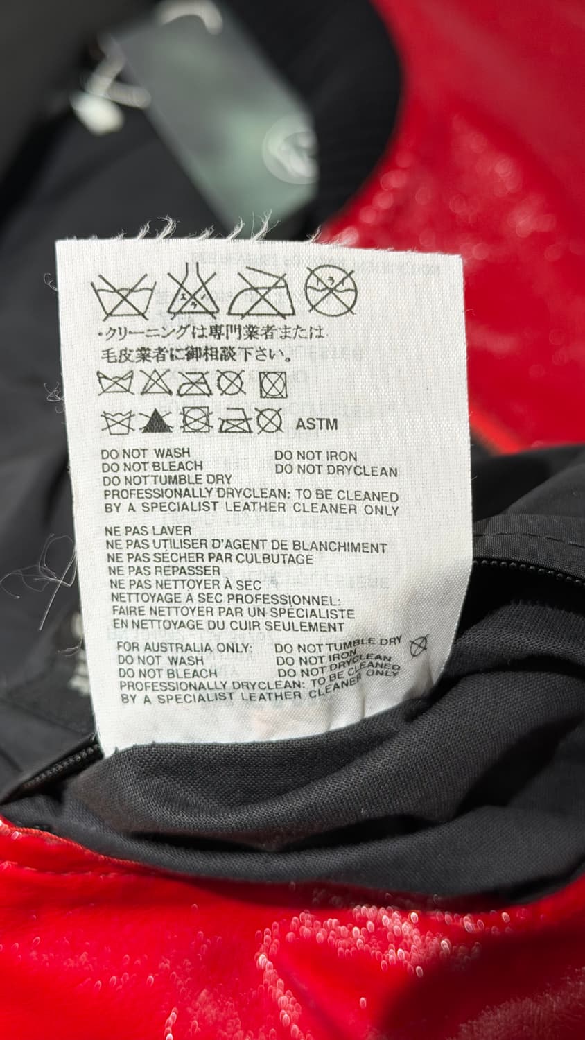 질샌더 레드 레더 봄버 자켓 상품이미지9