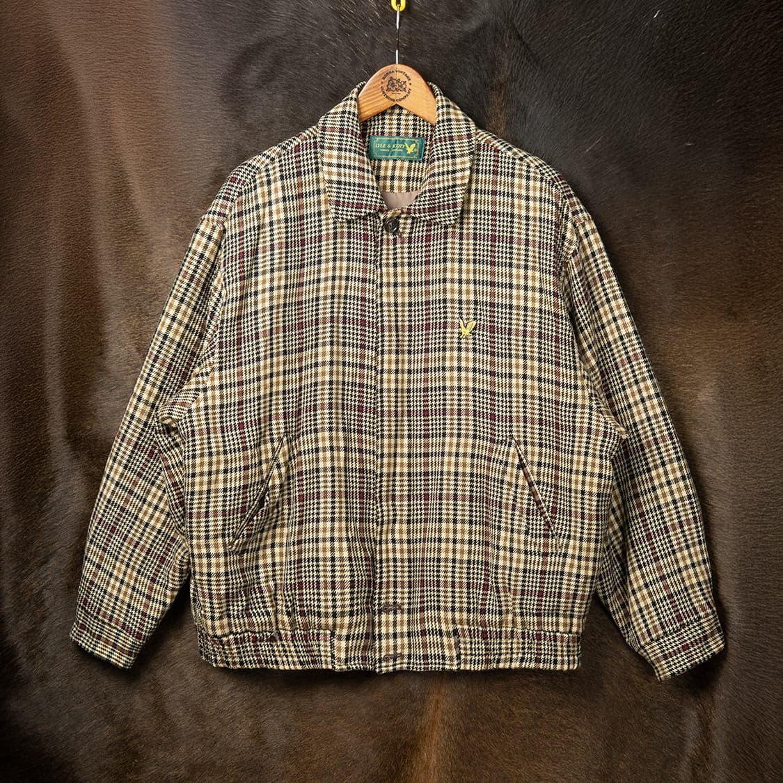 [105] 90s 라일앤스콧 울 글렌체크 블루종  상품이미지1