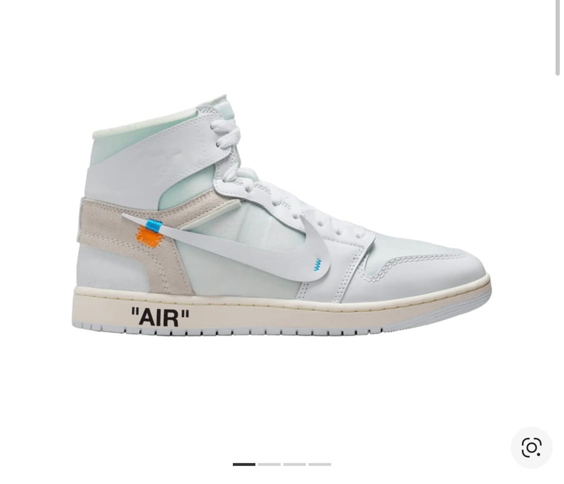 조던 1 x 버질 아블로 아카이브 레트로 하이 알래스카 화이트(260) 상품이미지1