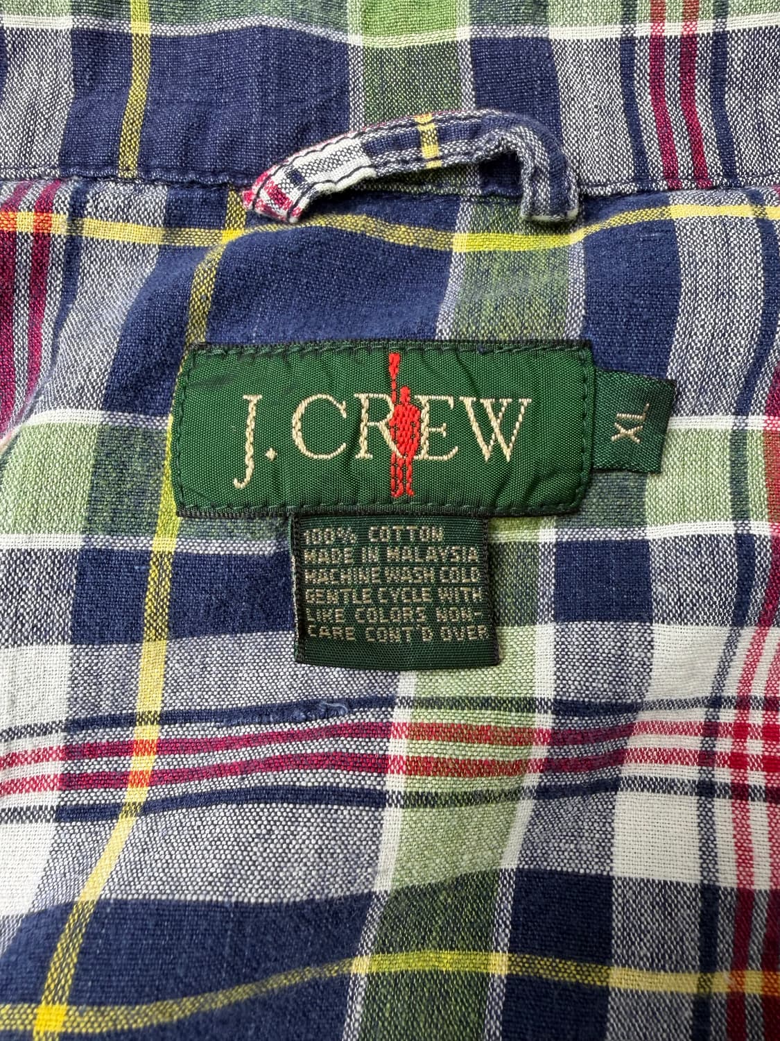 90s J.crew Plaid Quarter Zip Jacket 상품이미지3